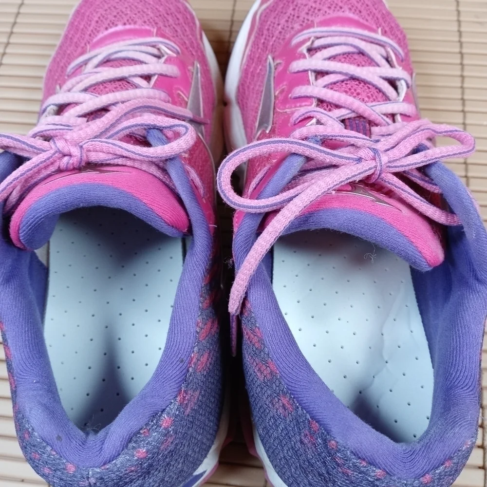 Mizuno Wave Rider 19 Womens Sz 11 Pink Purple Running Shoes J1GD160303 . 277.1pm